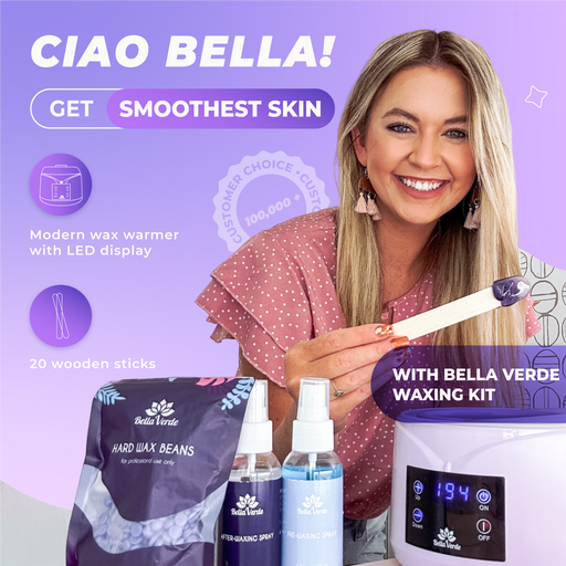 Sensitive skin wax kit
