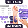 Hypoallergenic wax